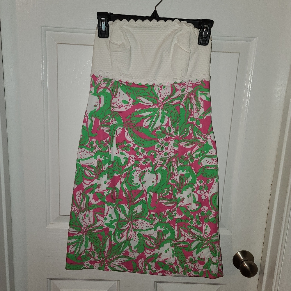 Ladies strapless sundress